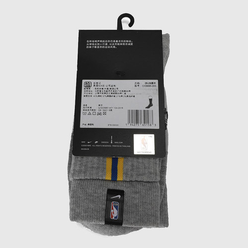 NIKE/耐克正品 GSW U SNKR SOX CREW - CTS男女中筒袜 CK6896