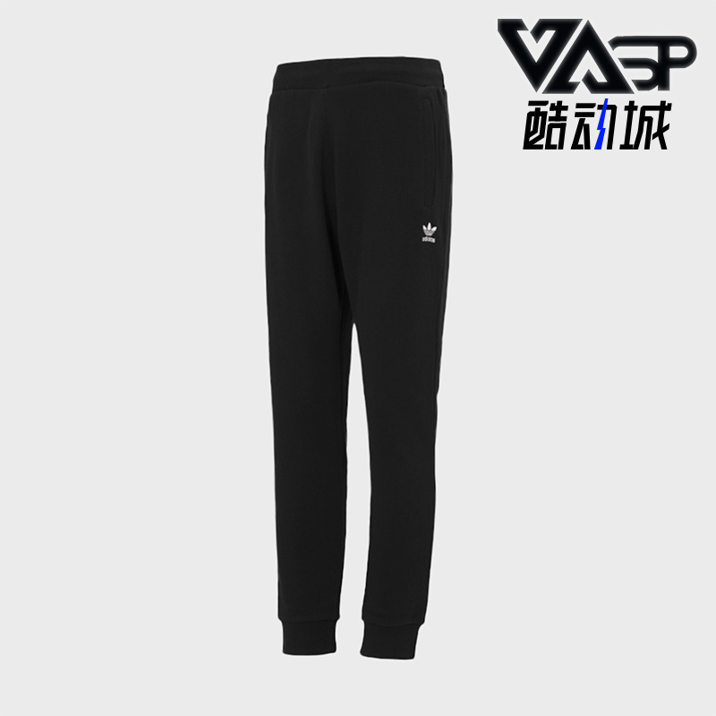 阿迪达斯三叶草男运动针织长裤