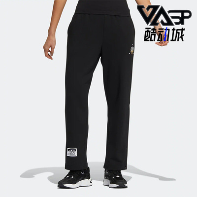 阿迪达斯女美式复古风运动长裤