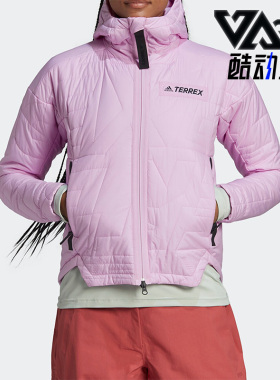 Adidas/阿迪达斯正品冬户外连帽女子运动棉服夹克HH9302