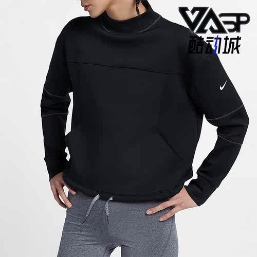 Nike/耐克正品运动休闲时尚保暖圆领女子长袖套头卫衣 AQ0190-010