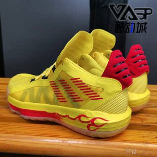阿迪达斯正品 男子场上防滑运动篮球鞋 Dame GCA FW9026 Adidas