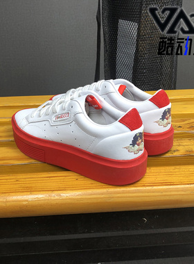 Adidas/阿迪达斯正品三叶草SLEEK  W女子经典运动休闲板鞋EE4719