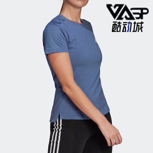 T恤 Adidas 潮流运动圆领短袖 休闲女子时尚 GL4003 阿迪达斯正品