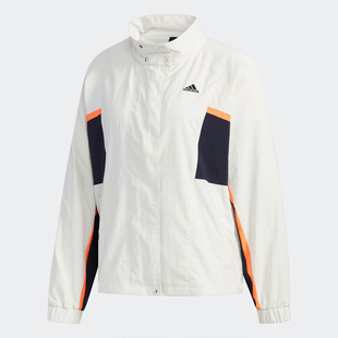 女子新款 W.N.D. 休闲运动型格夹克外套FM5275 阿迪达斯正品 Adidas