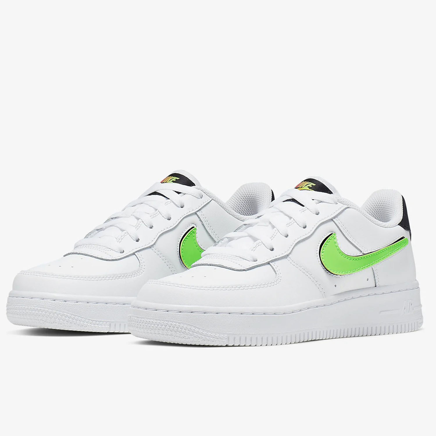 Nike/耐克正品Air Force 1 空军一号AF1换钩荧光绿休闲板鞋AR7446