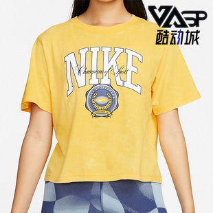 耐克正品 T恤DR9010 夏季 女运动休闲透气舒适印花短袖 739 新款 Nike