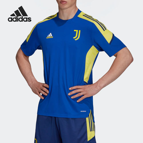 Adidas/阿迪达斯正品休闲男子时尚潮流足球运动短袖T恤 GS8660