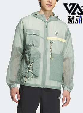 Adidas/阿迪达斯正品夏季新款工装Neo男子运动休闲夹克IA6861