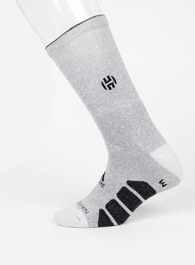 Adidas/阿迪达斯正品 袜子篮球袜针织袜中筒加厚毛巾袜G89558