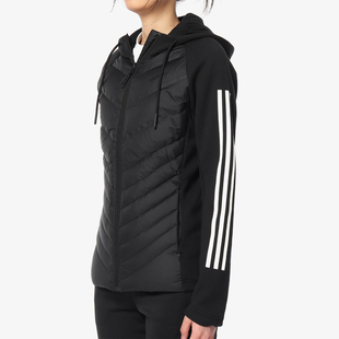 新款 Adidas 阿迪达斯正品 女子冬季 连帽外套休闲运动服DM4349