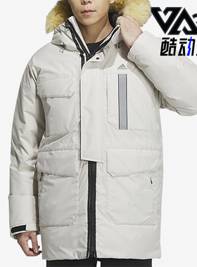 Adidas/阿迪达斯正品2023新款男子防风御寒运动羽绒服IS0365