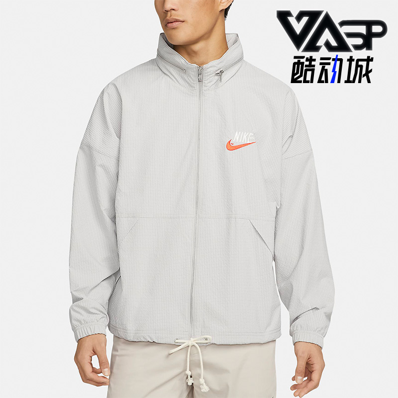 耐克正品男梭织运动工装夹克外套