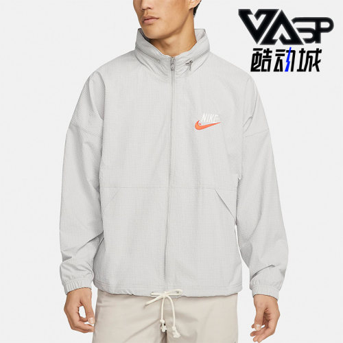 耐克正品男梭织运动工装夹克外套