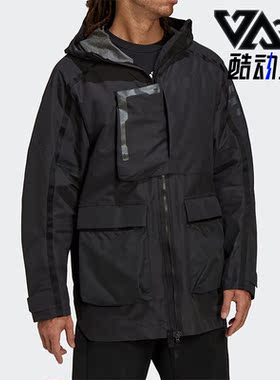 Adidas/阿迪达斯正品TERREX户外男子时尚运动连帽夹克外套 H65704