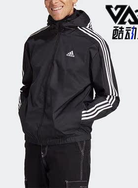 Adidas/阿迪达斯正品M 3S WB RIPSTOP男子连帽夹克外套IB0384