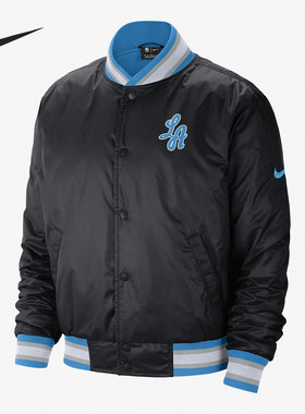 Nike/耐克正品洛杉矶湖人队COURTSIDE 男子夹克新款棉服CN1441