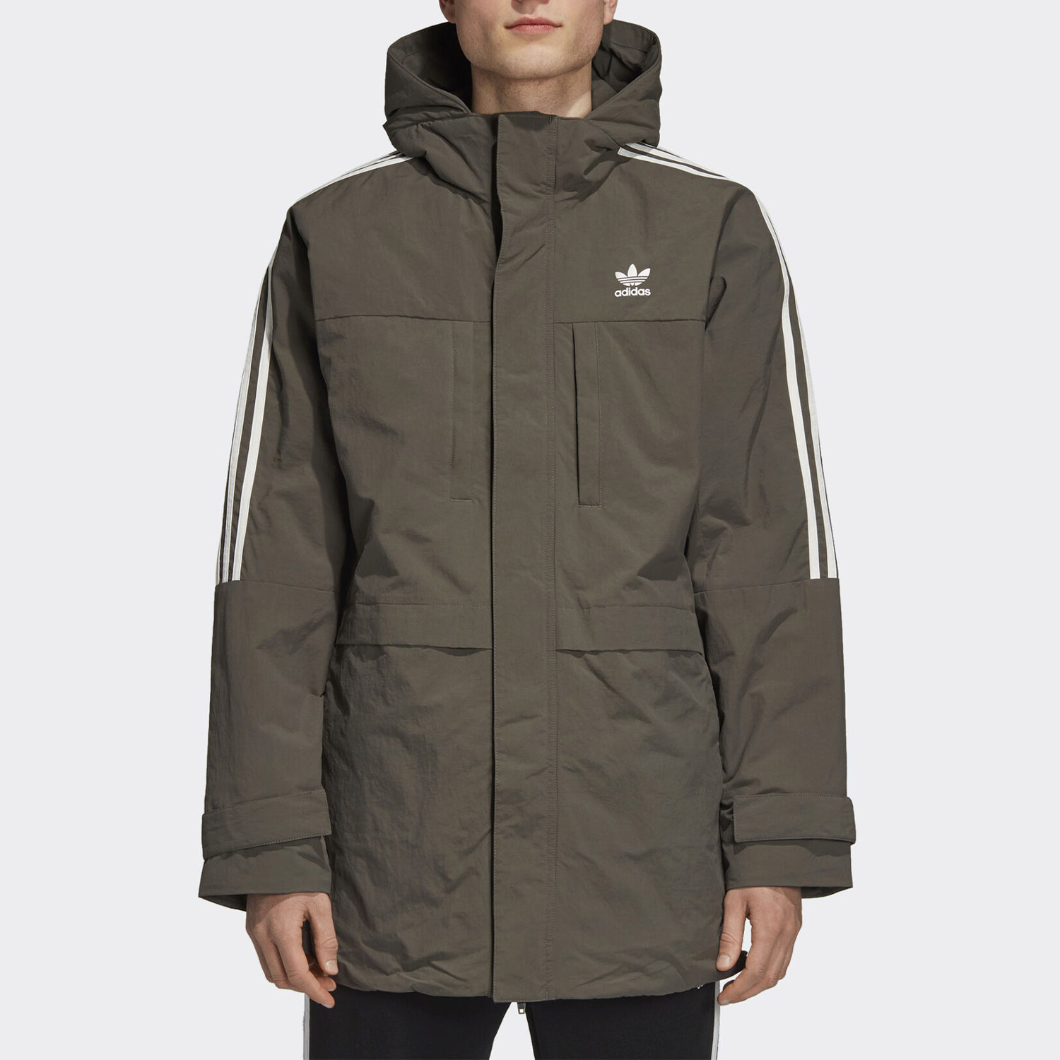 Adidas/阿迪达斯男子中长羽绒服