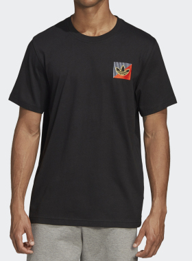 Adidas/阿迪达斯正品三叶草夏季新款男子运动休闲短袖T恤 FM3400