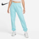 耐克正品 SWOOSH 女子起绒秋冬宽松针织运动长裤 Nike BV4090 482