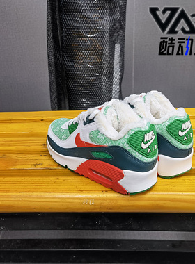 Nike/耐克正品AIR MAX 90 SE (GS) 大童运动气垫休闲鞋DC1621-100
