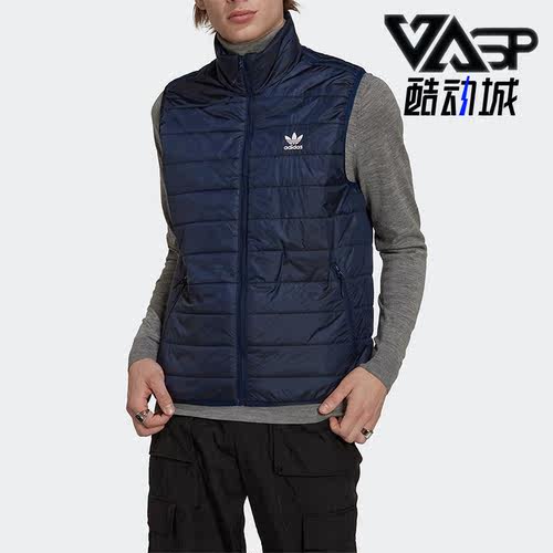 阿迪达斯正品羽绒马甲