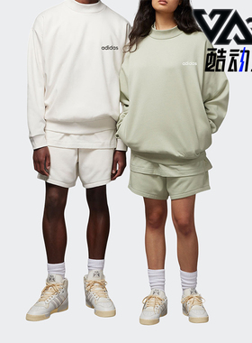 Adidas/阿迪达斯正品三叶草男女简约时尚印花运动休闲卫衣IA3436