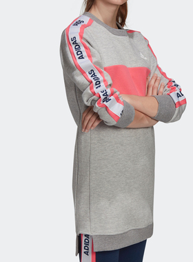 Adidas/阿迪达斯正品 YG LONG 大童装训练套头圆领卫衣 EI6535