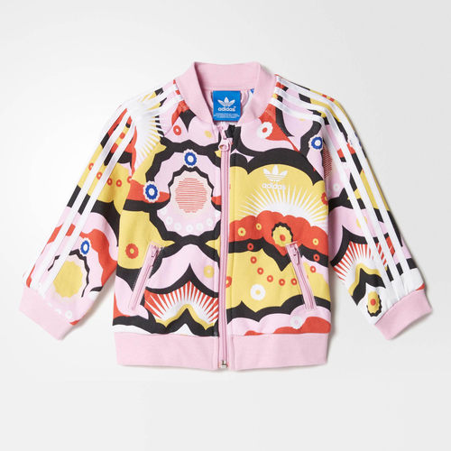 Adidas/阿迪达斯正品 春季新款儿童三叶草休闲运动套装BQ4373