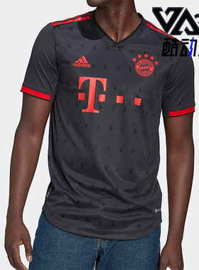 Adidas/阿迪达斯正品FCB 3 AU JSY 拜仁慕尼黑足球透气短袖H39910