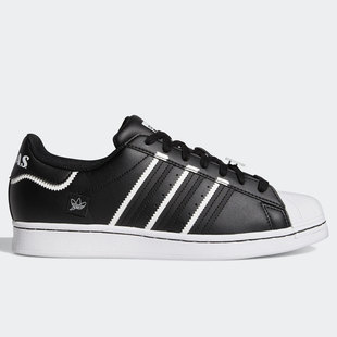 Adidas 男女三叶草SUPERSTAR男女同款 休闲板鞋 GX5257 阿迪达斯正品