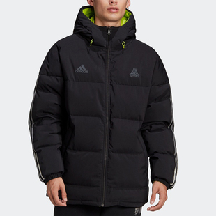 阿迪达斯正品 JK冬季 TAN DOWN 男足球运动羽绒服FS5065 REV Adidas