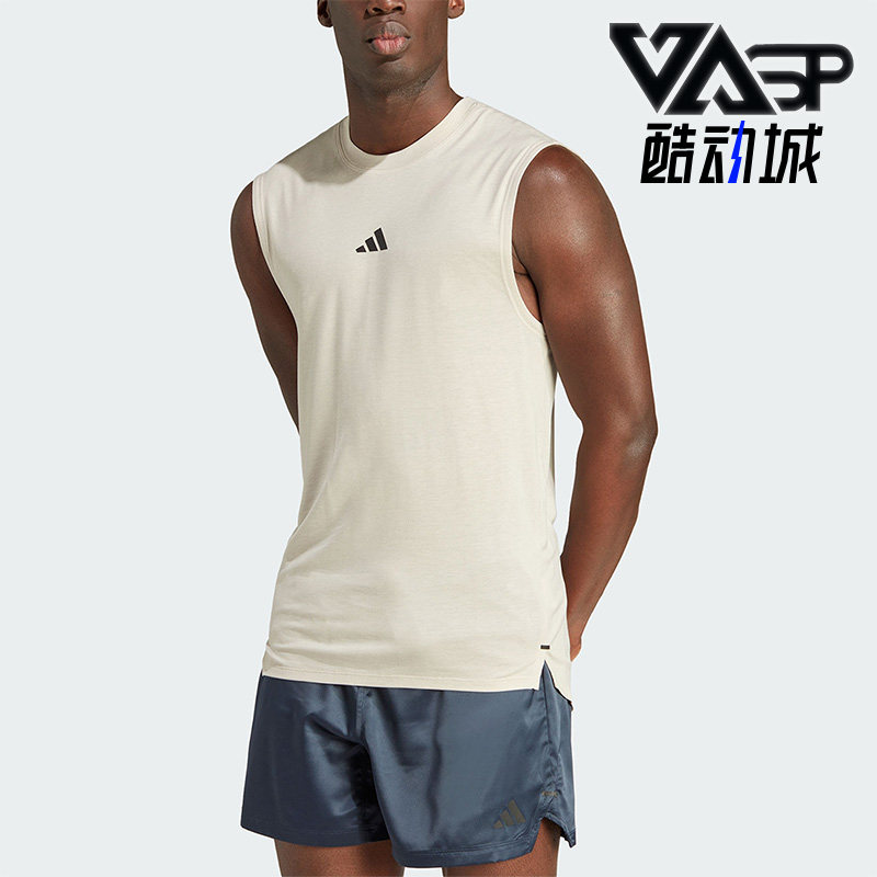 Adidas/阿迪达斯正品POWER TANK 男子运动健身背心T恤IQ1821