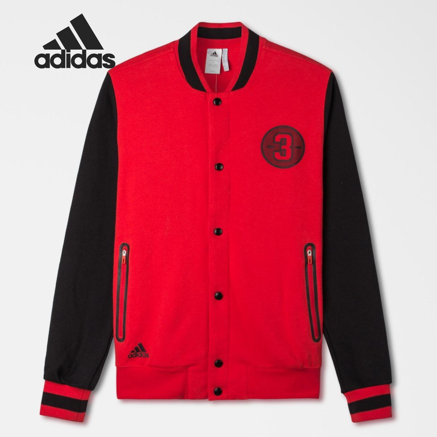 Adidas/阿迪达斯正品 春季新款男子棒球服外套休闲运动 AJ8231