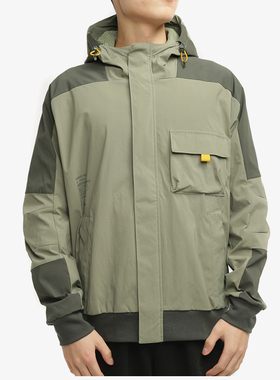 Adidas/阿迪达斯正品新款男子休闲运动服上衣防风连帽外套GR6953