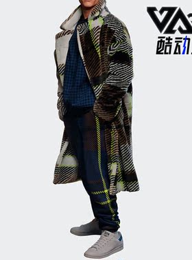 Adidas/阿迪达斯正品 IVY PARK 男女运动长款时尚夹克外套 HN1573