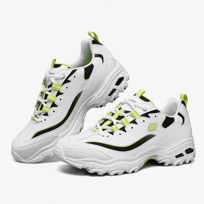 Skechers正品 夏季新款男子运动网面轻便老爹鞋透气舒适休闲鞋