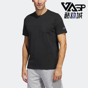 男子运动短袖 Adidas PKT MARIMEKKO T恤HR2988 阿迪达斯正品