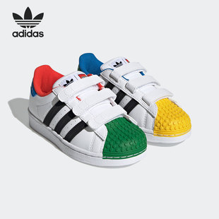 儿童男女同款 Adidas 三叶草新款 休闲板鞋 阿迪达斯正品 H03964