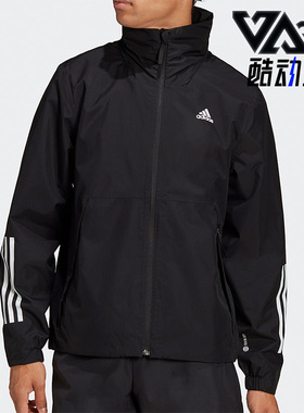 Adidas阿迪达斯正品春季新款户外运动休闲男子连帽外套H65773