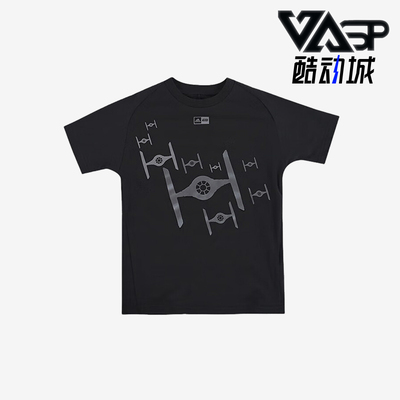 阿迪达斯小童圆领舒适短袖