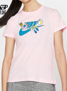 Nike/耐克正品休闲女子时尚潮流简约运动短袖T恤 CI1130-663