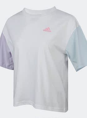 Adidas/阿迪达斯正品夏季新款女子W GRFX T4圆领短T恤GL7806