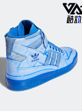 Adidas/阿迪达斯正品秋季三叶草高帮男子舒适休闲鞋 G54995