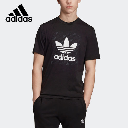 Adidas/阿迪达斯正品三叶草19男子MONO SQUARE TEE短袖T恤ED7043