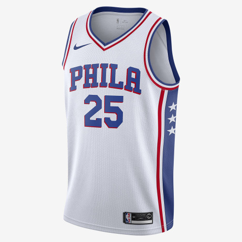 Nike/耐克正品费城 76 人队 NIKE  SW JERSEY 男子球衣 CJ7677