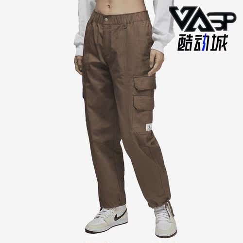 耐克女时尚休闲运动针织束脚长裤