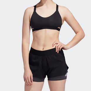Adidas/阿迪达斯正品AM STRAPPY BRA女低强度训练运动内衣FL2332