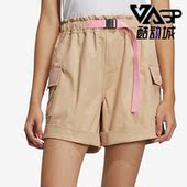 女子运动休闲健身宽松透气短裤 NEO新款 HN2343 阿迪达斯正品 Adidas