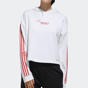 阿迪达斯正品 女子休闲运动卫衣套头衫 DZ7600 SWEAT Adidas